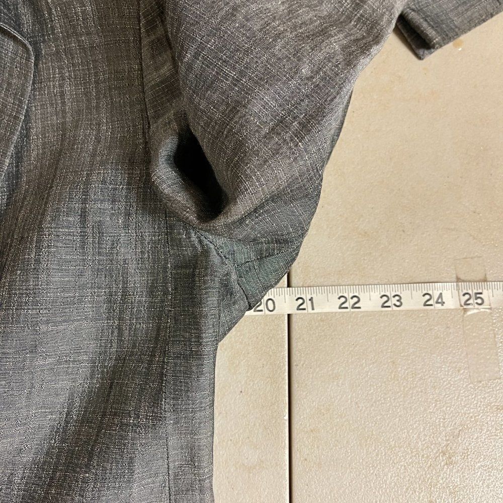 Calvin Klein Gray Single Button Front Blazer Jack… - image 8